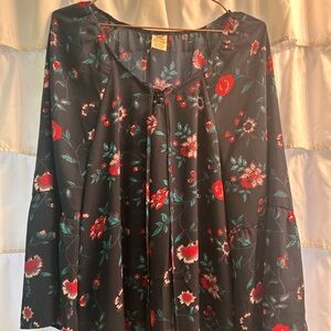 Floral Long Sleeve Blouse